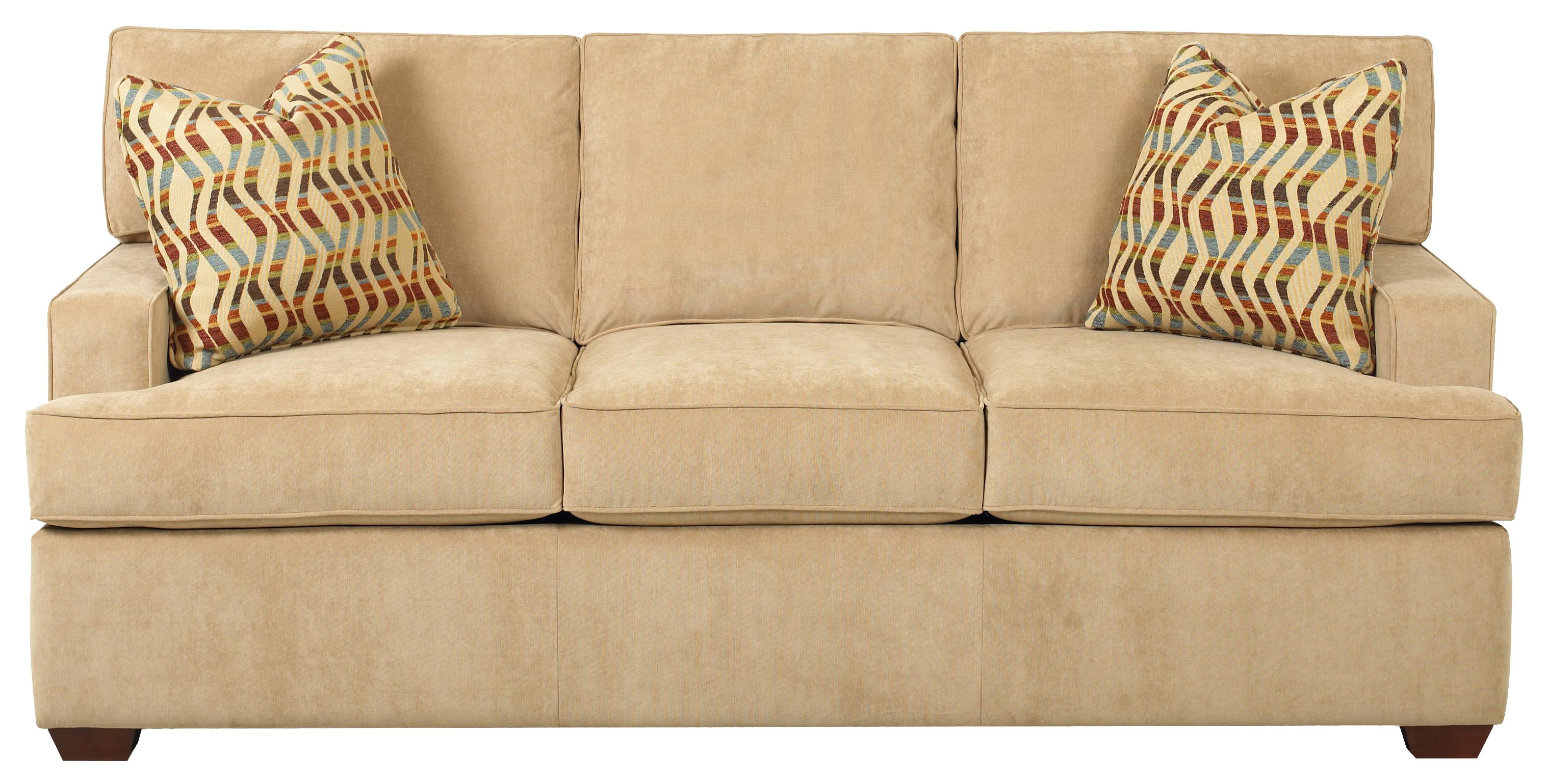 Klaussner Selection Contemporary Three Seat Sofa Sheely's Furniture